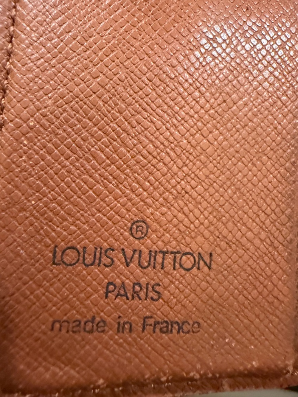 Louis Vuitton Textured Leather Wallet in Cognac - Picture 2 of 15
